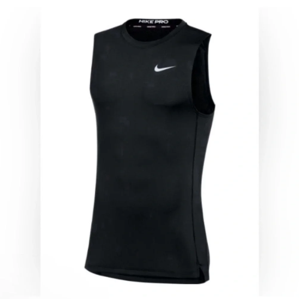 NWT Nike Black Pro Sleeveless Training Tank Top Size Medium